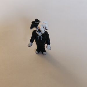 HOMIES Black and White Jester Figurine Rare 1 Inch Figure